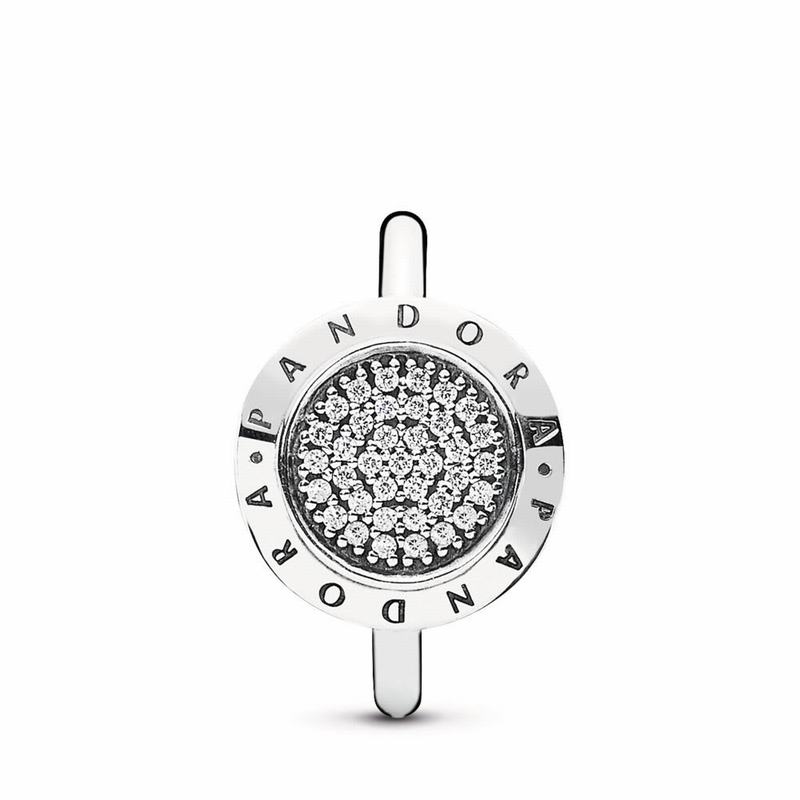 Pandora Signature Pavé Statement Ring - Sterling Silver/Cubic Zirconia - Canada | MH2650MG